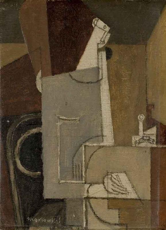 louis marcoussis Personnage ecrivant